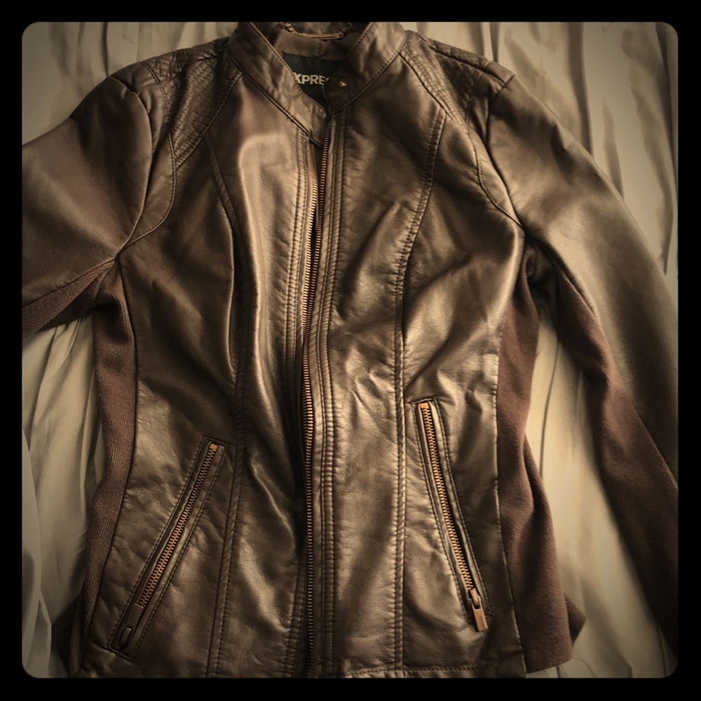 Leather jacket